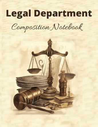Legal Department Composition Notebook cover
